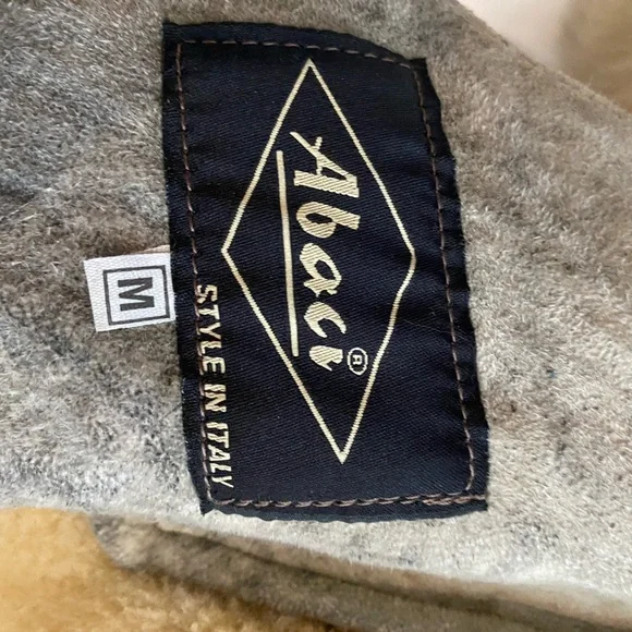 Genuine reversed lamb skin, coat with fox fur trim - Picture 4 of 8